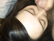 高顏值大眼睛學院派美女大學生與男友宿舍激情啪啪 吹吸舔的功夫絕對了得 深喉到幹嘔差點吐了 高潮顏射吃精 1080P高清原版