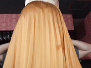 SYKH-182 「ロングスカート好きが集まる手コキピンサロ」 スカートにザーメンをぶっかけたい！ かすみ嬢 小野寺かすみ - 2of5