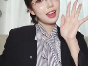 顶流女神【Ren_Katsuki香月怜】秘书下班道具自慰，性欲强悍舔鸡巴技术超一流