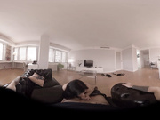 Virtual Porn 360 Hot brunette giving the best POV blowjob