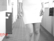 [HBAD-377]  狙われた若妻 ～桐嶋りの～ 独身寮のむさい男達の溜まりに溜まった精液を飲まされる