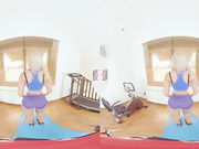 Curvy sister fucks older brother after gym