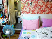 黑客破解家庭摄像头偷拍白领姐姐洗完白白风扇吹身子