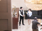 [SNIS-012] 被侵犯的新人播音员 凌辱報道舞台 瑠川リナ【破解】 - 2of5