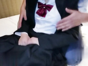 普通科黑发巨乳无知般少女没计划怀孕堕胎的代偿让二位大叔中出