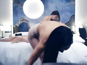 全国探花两个妹子一起玩双飞黑丝情趣装上位